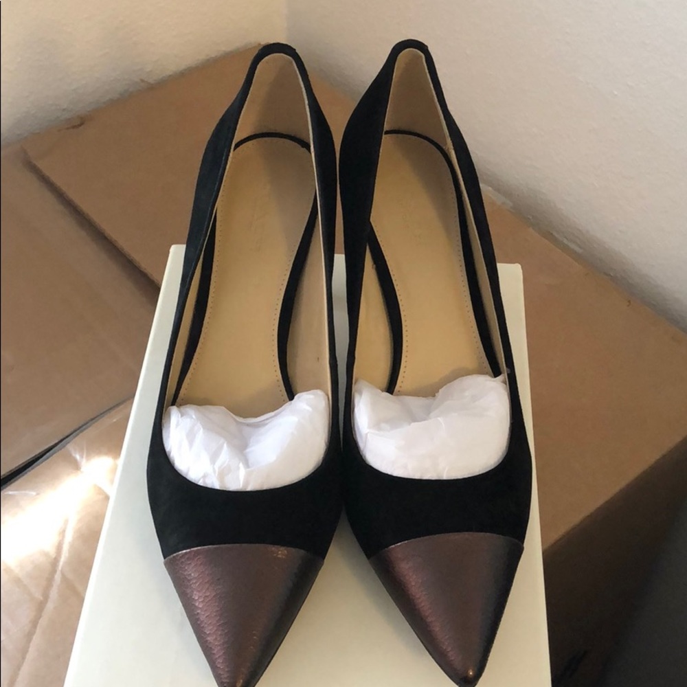 Coach black suede Pumps